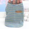 Cotton Stretch Pet Cat Dog Clothes Spring and Summer Thin Small Dog Striped Vest