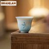 2pc/lot Hand-painted Butterfly Orchids Teacup Zen Tea Bowl Mug Tea-tasting Fragrance Cup Chazhan Master Cups Chinese Teaset 40ml