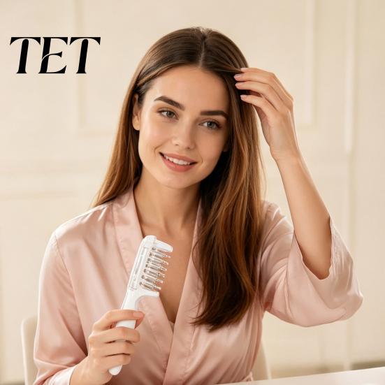 Essential Oil Applicator Comb 1/2Pcs Refillable Hair Comb, Leak Proof Scalp Dispenser Manual Massage for Growth, Massaging Men Women Portable