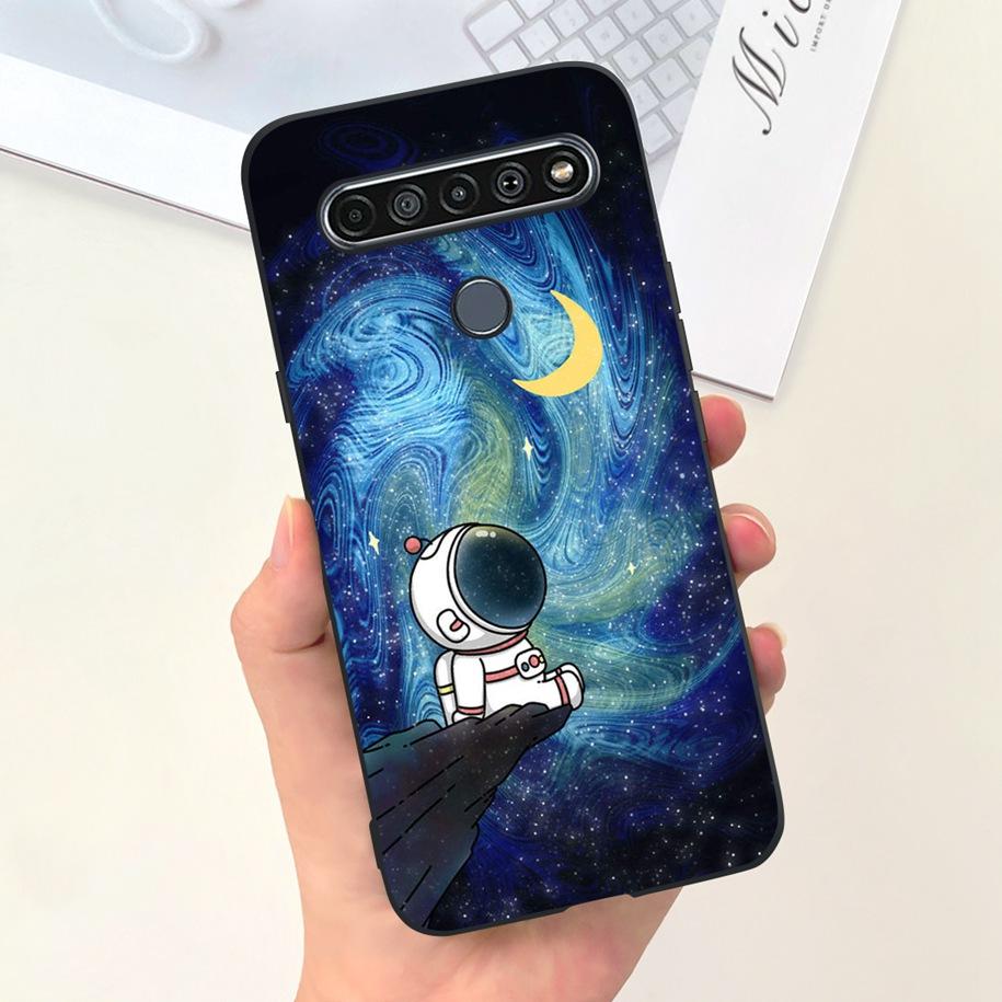 Para Funda LG K61 LMQ630EAW LM-Q630 Flor de Moda Suave Coque Fundas de Teléfono Para LG K61 2020 K 61 Cubierta Trasera de Silicona Para LGK61 Funda