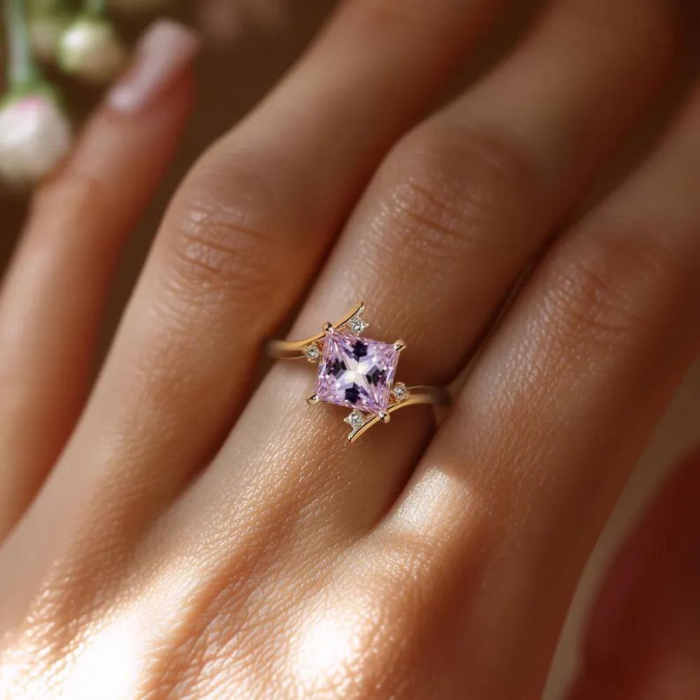 Minimalist Korean Micro Pave Zirconia Knuckle Ring for Women