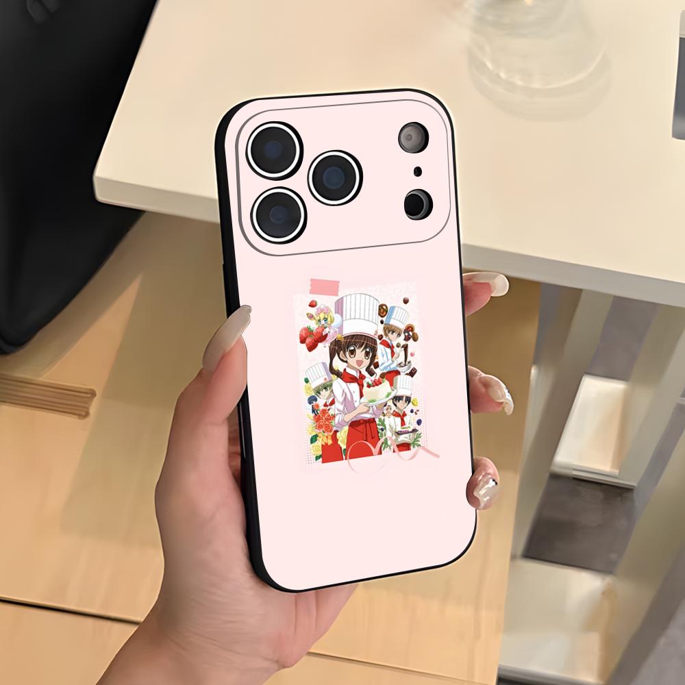 

Аниме Y-Yumeiro Patissiere Чехол для телефона Для iPhone 17 Air 16 E Pro Max 15 14 13 Mini 12 Pro 11 Max Plus Черный Мягкий корпус iPhone 12ProMax