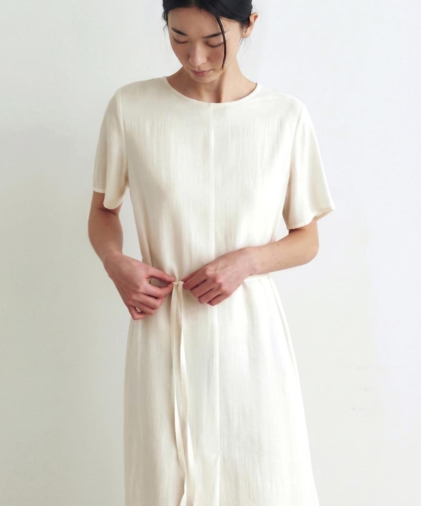 Aesmoeo Marine Loose Long Dress (Ivory)