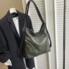 Large Capacity Anti-theft Backbag Women Europe and America Commute Shoulder Bag Designer Motorcycle Bag Pu Leather Bucket Totes