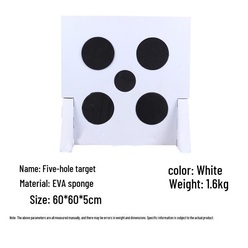 CS Archery Fun Target: Sponge Arrows EVA Material - Offensive & Defensive Five-Ring Circle Target