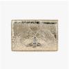 Vivienne Westwood Gold Metallic Crinkle Card Holder