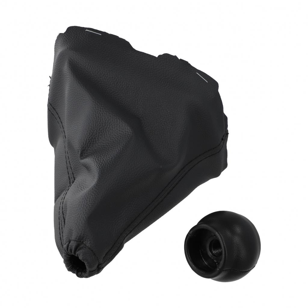 High Performance 6 Speed Leather Gear Shift Knob and Dust Cover for Toyota Cars