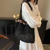 Women's Versatile Woven Straw Beach Tote Bag - Spring/Summer 2025