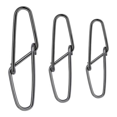 Fishing Connector Stainless Steel Super Ribbed Pins Safety Pin Hooked Snaps Pin  Bait Pin