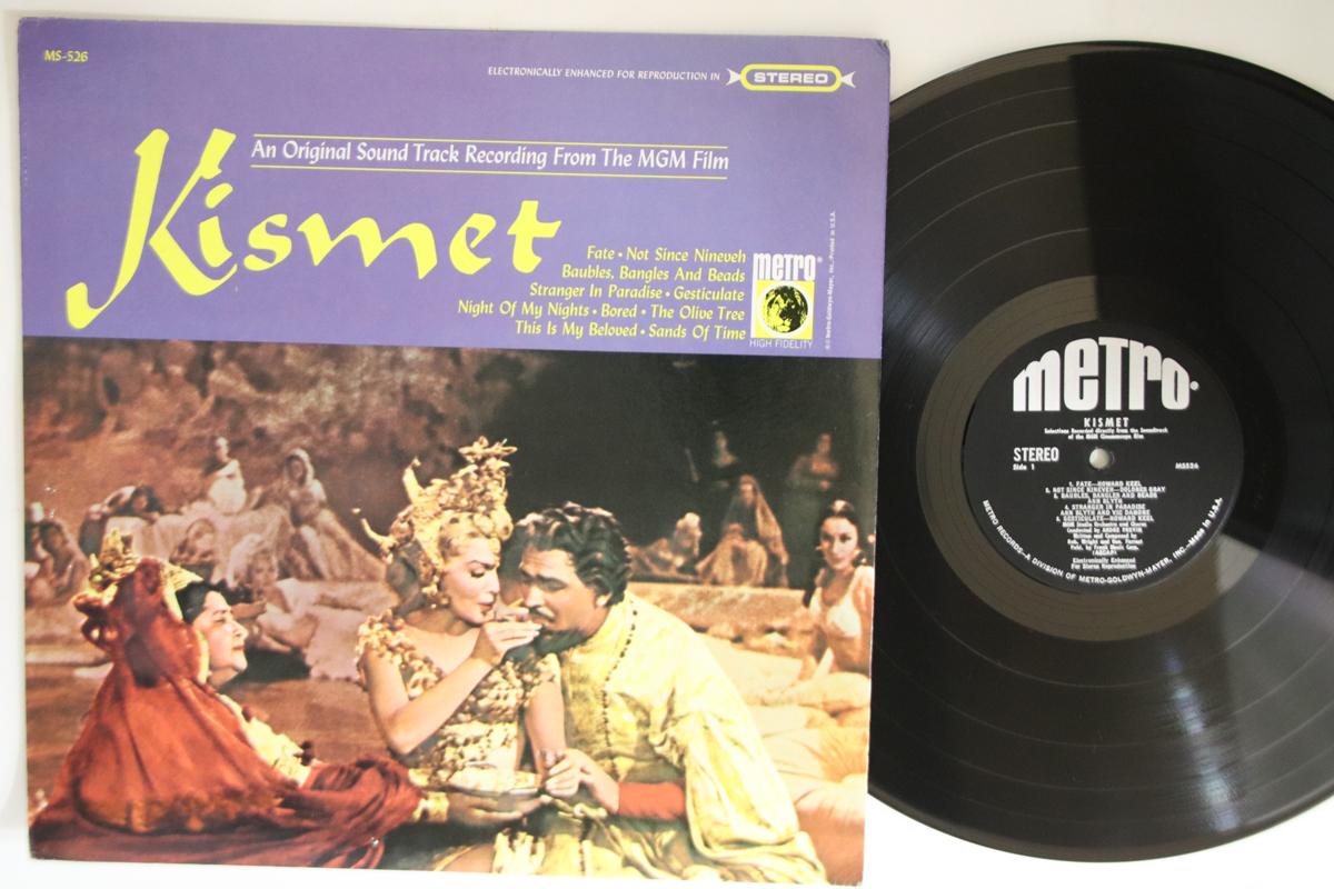 

LP Record VARIOUS OST - Kismet MS526 METRO 1965 US Soundtracks & Musicals Used