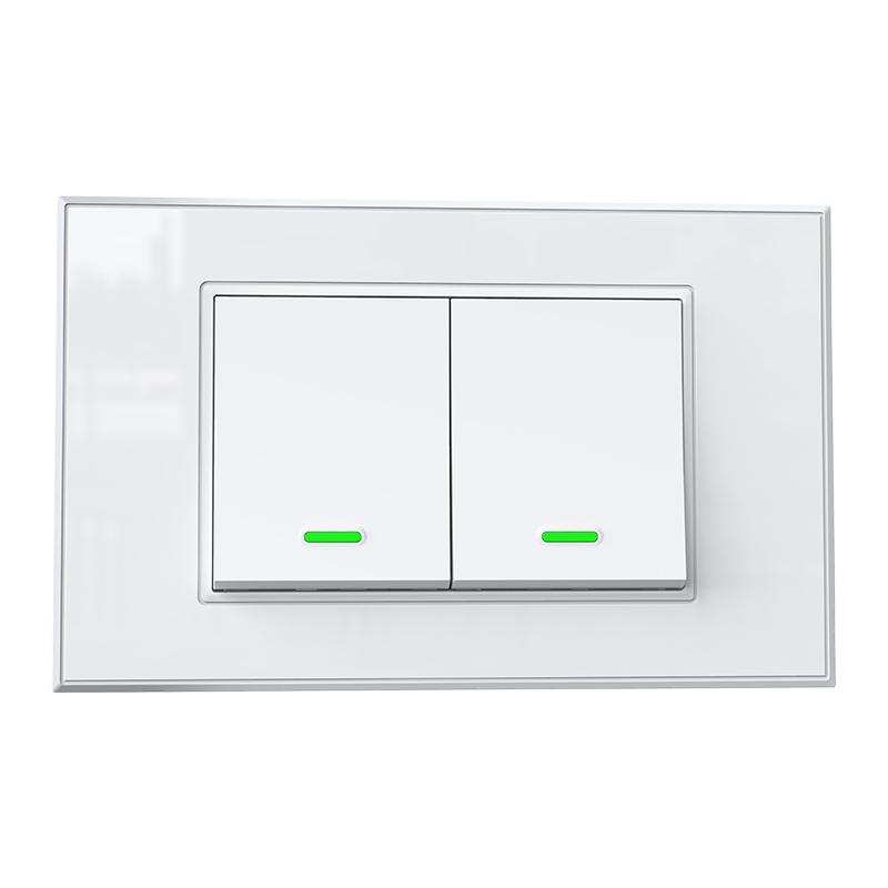 Milfra Smart Wifi Switch Neutral Wire Optional Intelligent Wall Button Light Switches AC100-240V Tuya APP Voice Control by Alexa