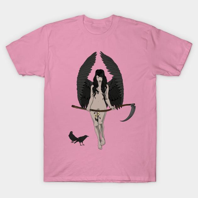 T Shirt Women The Goddess Morrighan Harajuku Print Kawaii Tshirt Summer Short Sleeve Female T-Shirt Top Tee