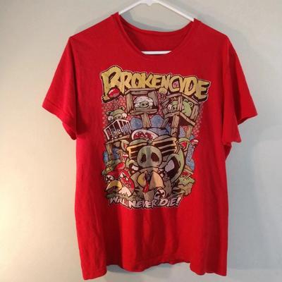 Brokencyde Will Never Die Unisex Red T Shirt Full Size Men Black T-Shirt BL340 Unisex T-Shirt