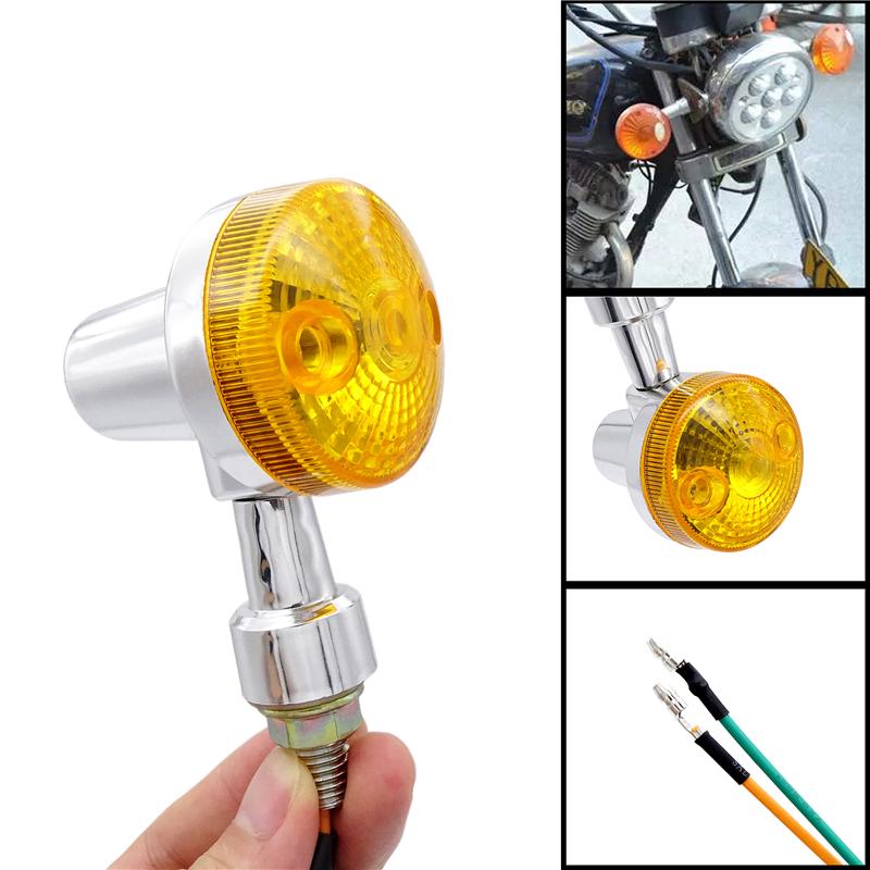 2 ks Univerzální Světelná Směrovka Motocyklu Pro GN125 Cafe Racer Pro Lampa Harley Super Bright