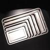 Rectangular Stainless Steel Serving Tray