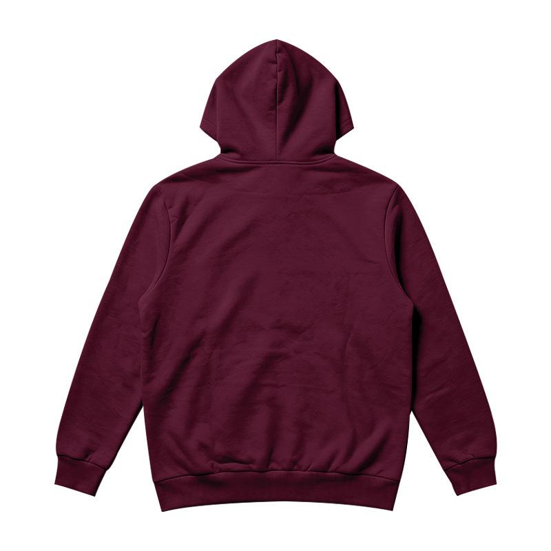 Men S Casual Half Zip Hooded Sweatshirt Basic Style European Size Autumn
