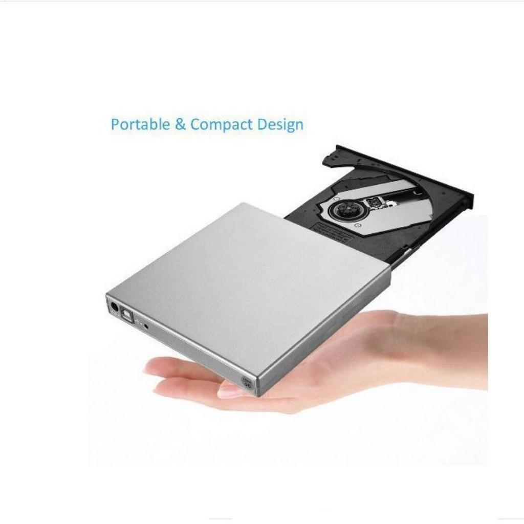 USB 2.0 External DVD ROM CD RW Burner Portable External DVD CD Drive Writer for Laptop