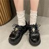 Retro British Style Muffin Sole Single Shoes 2025 Spring and Summer New Platform Loafers Niche Design Small Leather Shoes Women