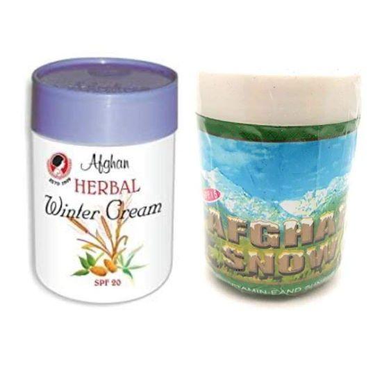 RSINC combo Afghan Snow Cream 100 gm and Afghan Winter Cream 50 Gm 82-F10Y-RM47