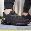 Mode Anti-Smash Sicherheitsschuhe Herren Stahlkappe Sneaker Luftpolster Sport Arbeitsschuhe Männlich Bauarbeit Sicherheitsstiefel Männlich Atmungsaktiv