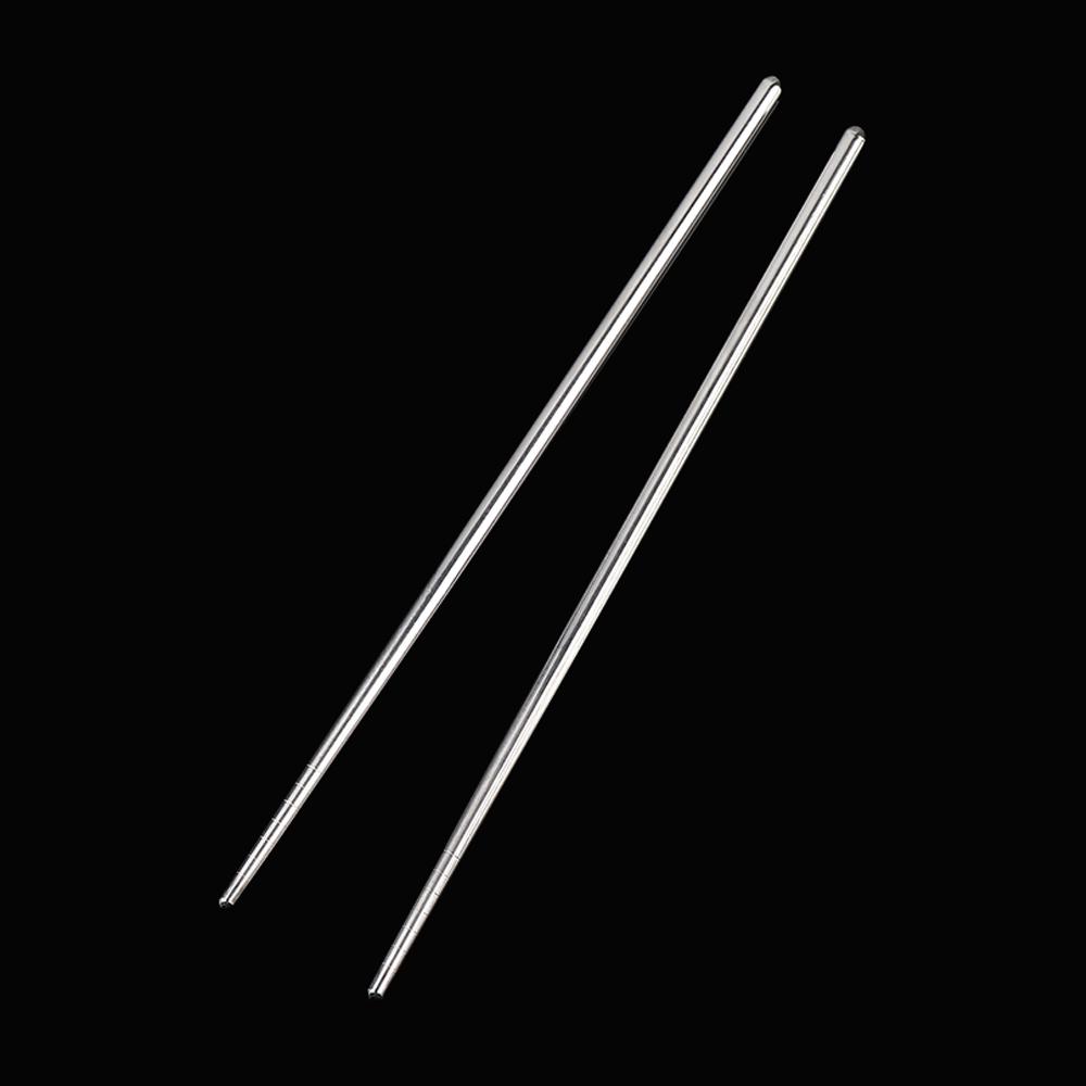Practical Tableware Hollow Chopstick Non-slip Chop Stick Stainless Steel