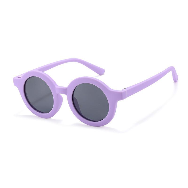 Uv400 Protection Children s Polarized Silicone Sunglasses Jc054 фиолетовый