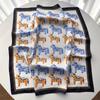 Stylish Imitation Silk Scarves Bandanas Cotton Printed Square Scarf For Women Luxury Hijab Neckerchief Elegant Shawl Wraps