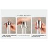 2/4/6/8Pcs Steel Champagnes Stopper With Silicones Vacuum Seal For Airtight Preservations Of Sparkling And Red Wines