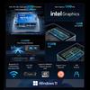 BMAX B4 Ultra Mini PC Windows 11 PC Intel N150 12GB 512GB SSD HDMI Type-C Supports 4K@60Hz 1000MHz Intel Graphics HDMI USB