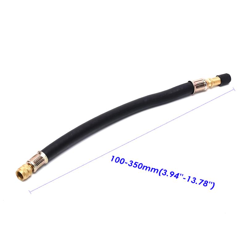 1Pcs Car Wheels Tyre Valve Stems Extensions Tube Adapter Various Braided Flexible Hose Tire Valve Inflatable Rubber Hose