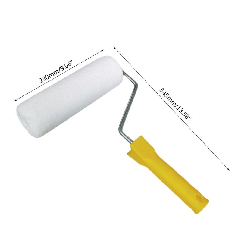 Versatile & Efficient Wall Painting Tool 9 inch Roller Brush Wall Roller Brush Convenient & Effective Wall Roller Brush