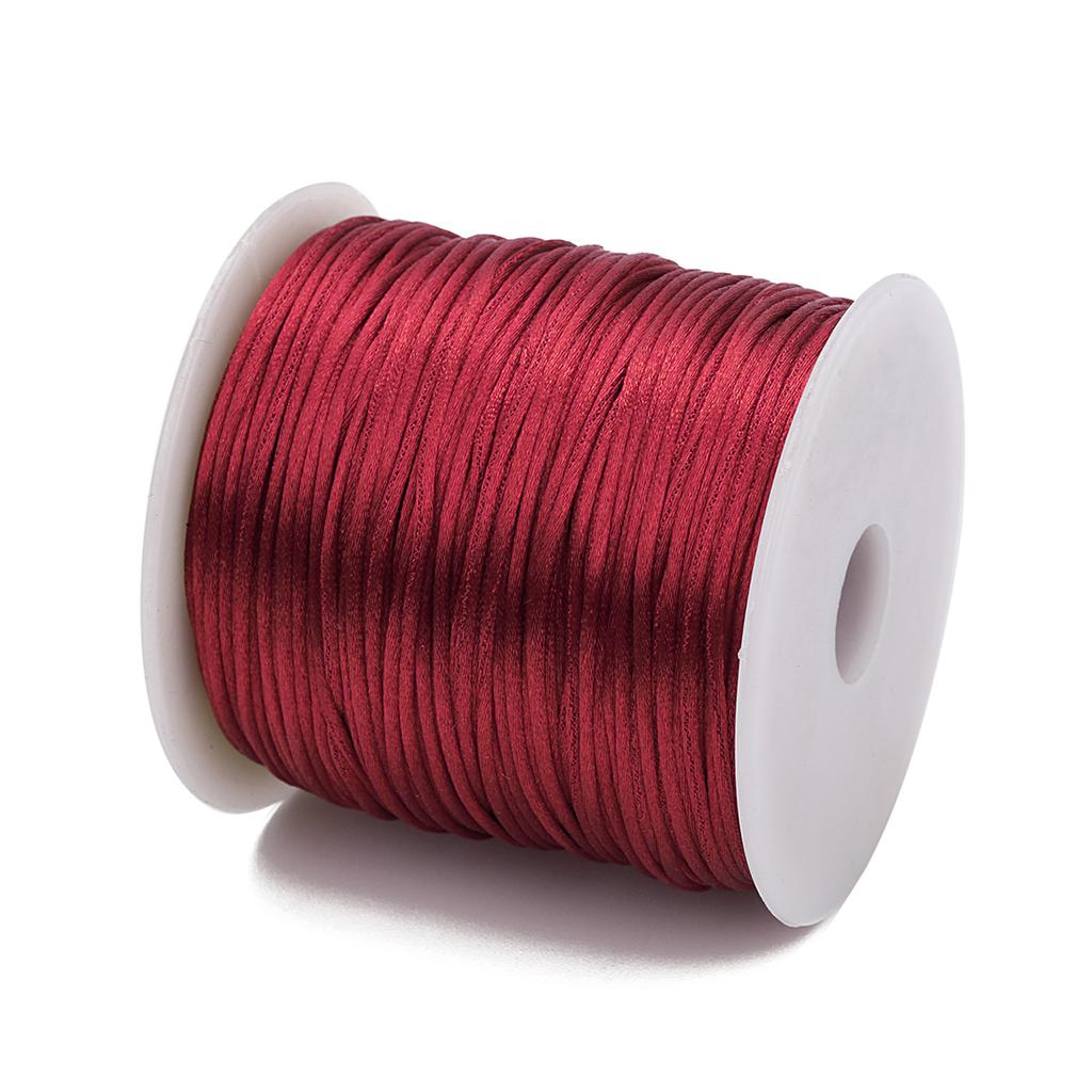 50/80yards Korean Silk Thread Chinese Knot Woven Thread String Cord For DIY Jewelry Making Tassels Beading String Accessories