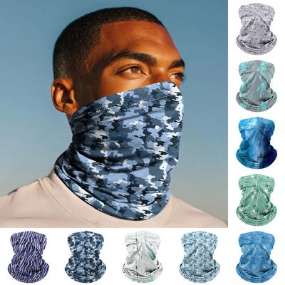 Máscara de Ciclismo Quebra-Sol para Exterior Pesca Bandana Protetora de Pescoço Protetor Solar Anti-ultravioleta