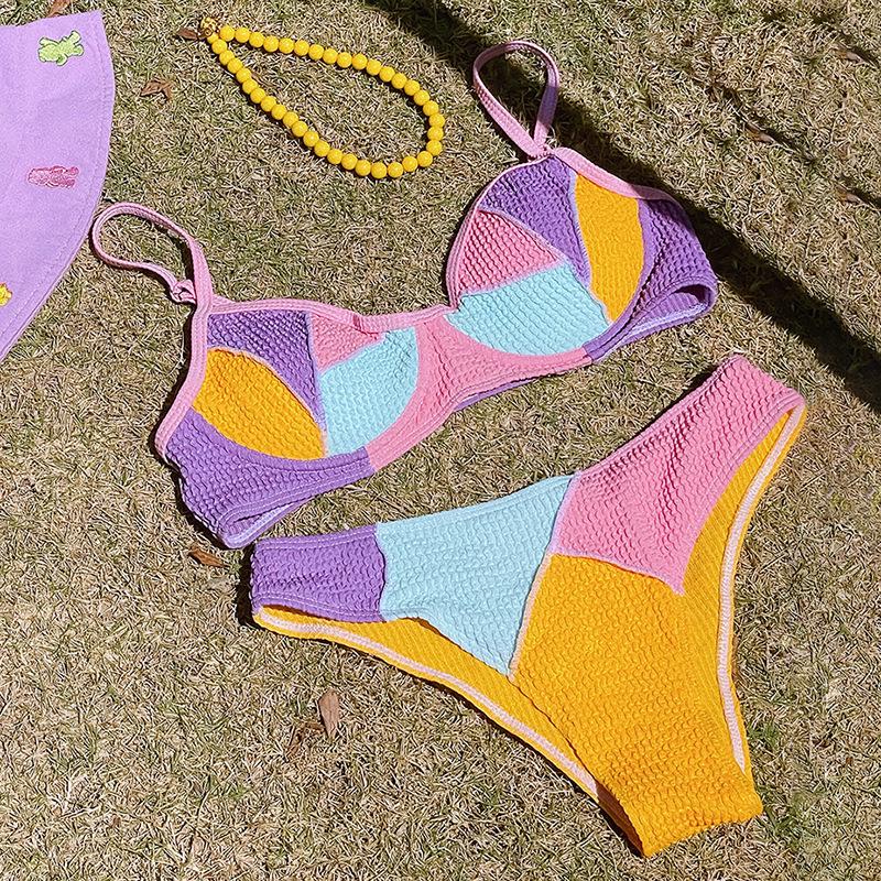 

2024 Япония и Южная Корея Женское Сексуальное Моделирующее Бикини для Пляжа, Отпуска или Горячих Источников Extra Large