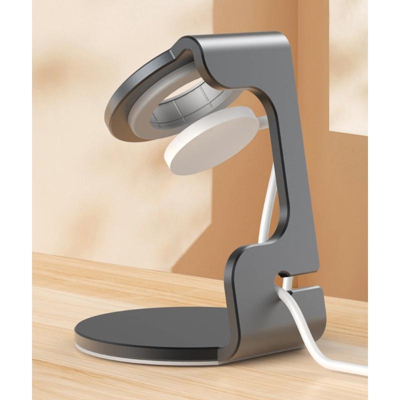 Aluminum Bracket Charger Dock Station Charging Holder for Intelligent Watch Stand Wireless Charging Station Replacement