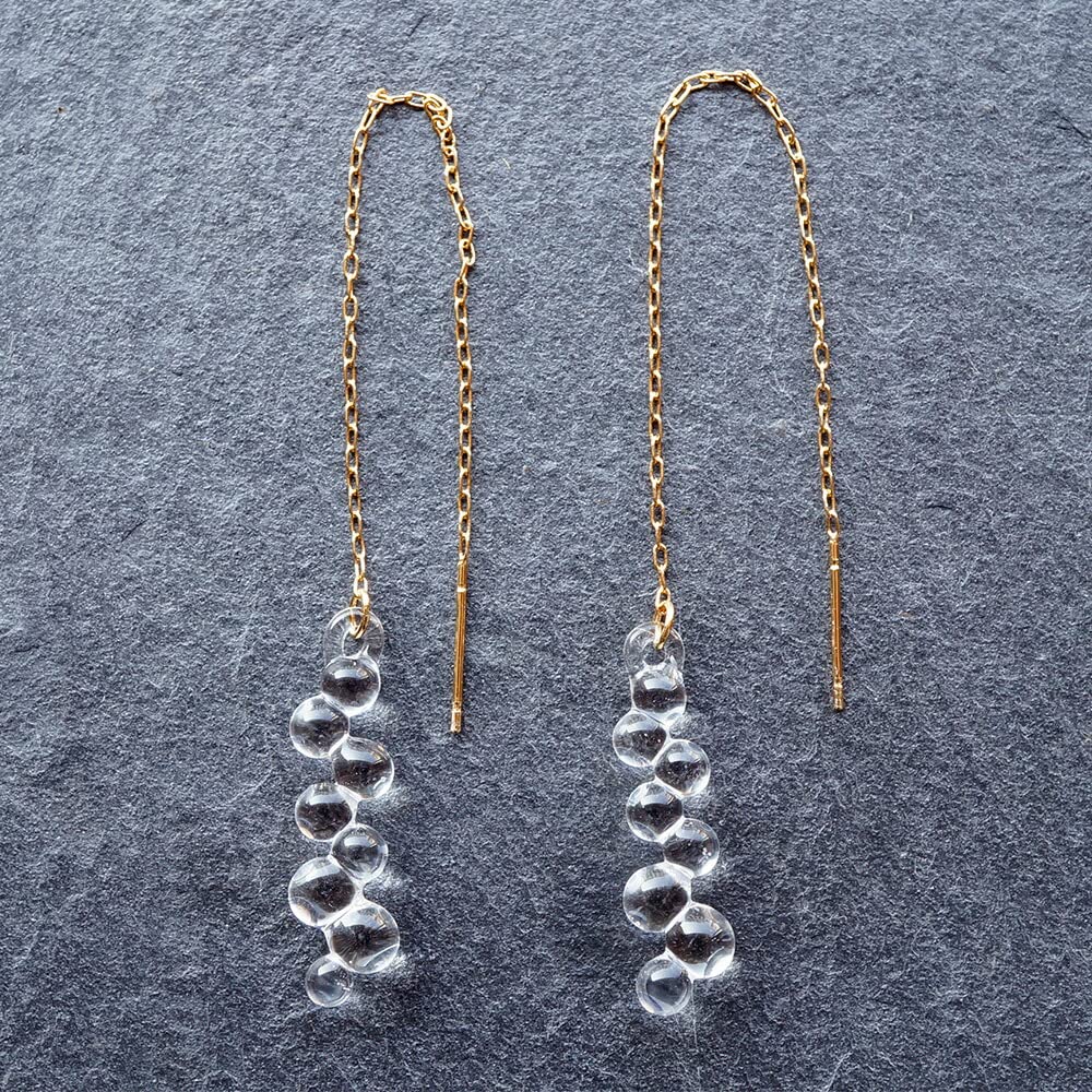 

HARIO Lampwork Factory Earrings, Gloss, HAW-G-002P