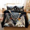 Beauty Owl Duvet Cover Set Duvet Cover Pillow Cases 100% Quality Super Soft Comfortable Cotton Bedding Set Home Textile Western