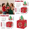 Christmas Tree Themed Coin Box With Paper Material For Party Decor And Gift Exchange