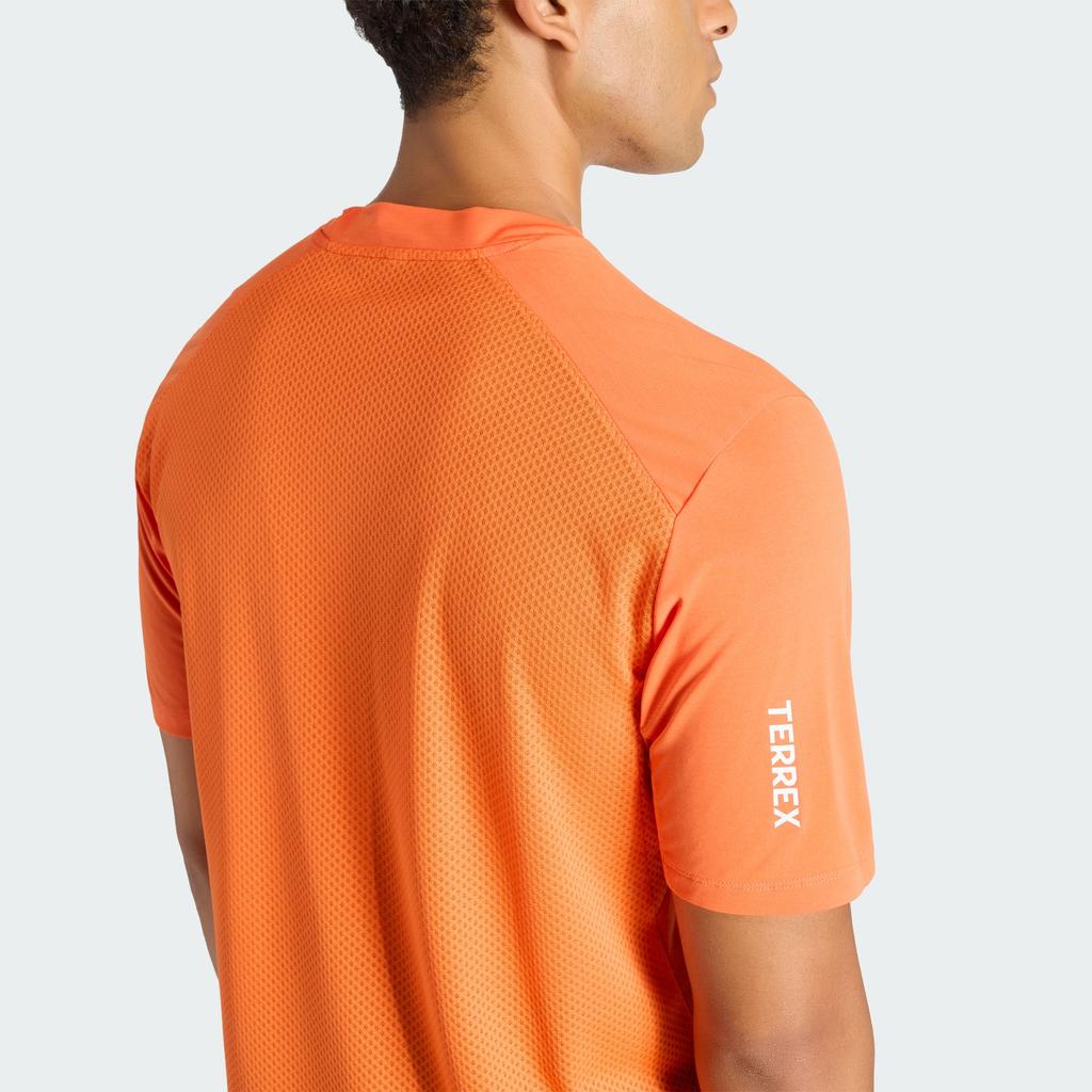 Men's Adidas Running T Shirts Men's Half Impact Orange Moderate