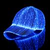 Leuchtende Baseballkappe Atmungsaktiv LED-Licht Faseroptik Fluoreszierende Kappe
