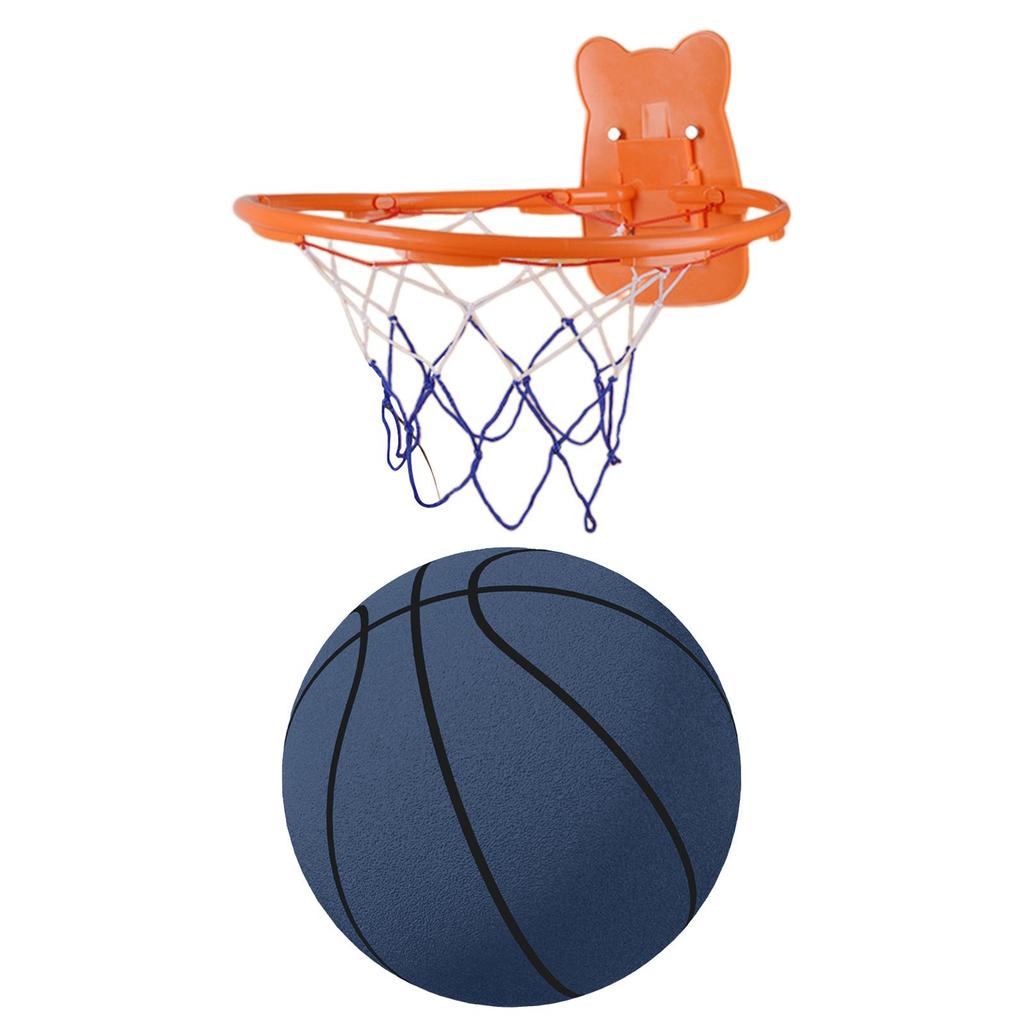 Tichý basketbalový míč s obručí Odskakující míč Nízkohlučný míč pro vnitřní trénink Přenosný tréninkový míč Dětské hračky Míč jako dárek Párty