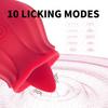 Powerful Tongue Licking Vibrator Women Clitoris Stimulator Massager Female Oral Nipples Clit Vibrating Rose Sex Toys for Adults