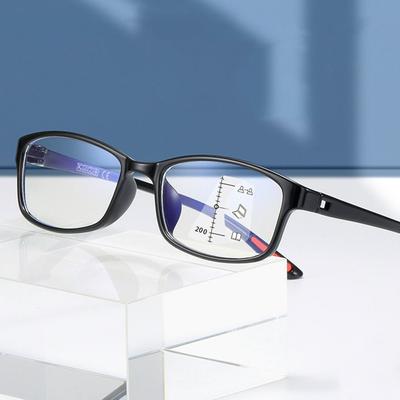 TR90 Anti-Blaulicht Multifokale Lesebrille Frauen Progressive Nah-Fern-Brille Ultraleichte Sport-Weitsichtbrille