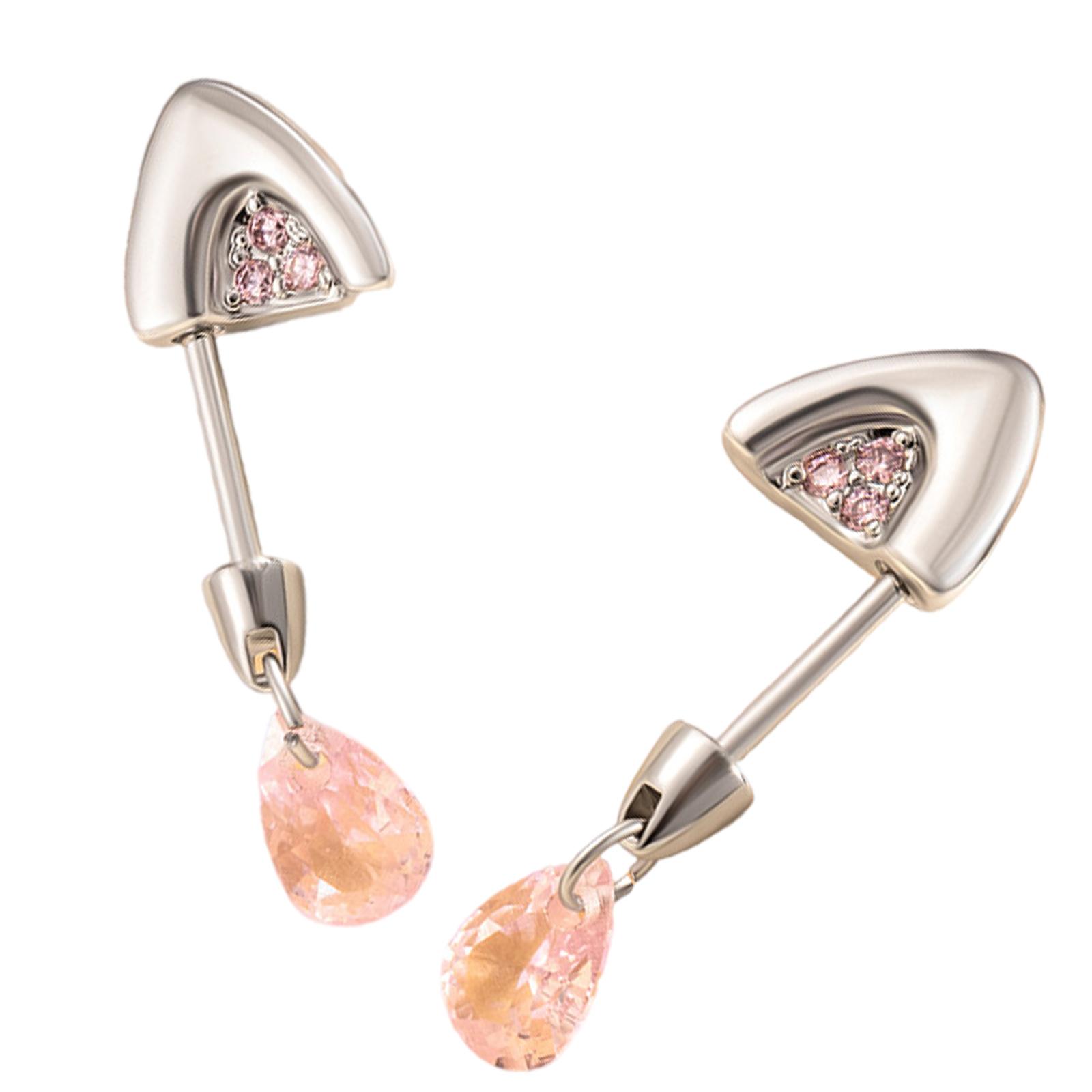 

Трендовые серьги-каффы с кошачьими ушками из титановой стали, пирсинг козелка уха, аксессуары с цирконом, женские украшения 4