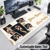 Elvis Presley Personalized Large Mouse Pad Custom Name Text Extended Desk Mat Gaming Mousepad