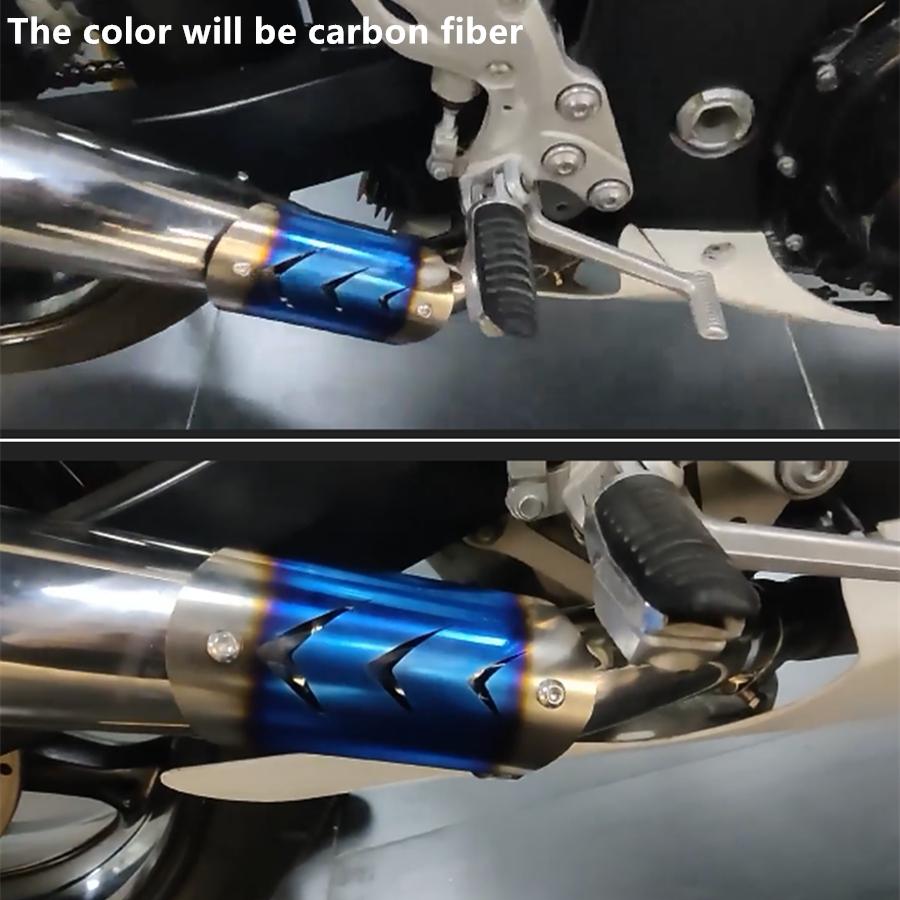Motorcycle Exhaust Pipe Heat Shield Cover Shell Replacement Parts