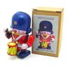Drumming Robot Wind Up Walking Robot Retro Style Toy Figures Clockwork Walking Toy Nostalgic Iron Metal