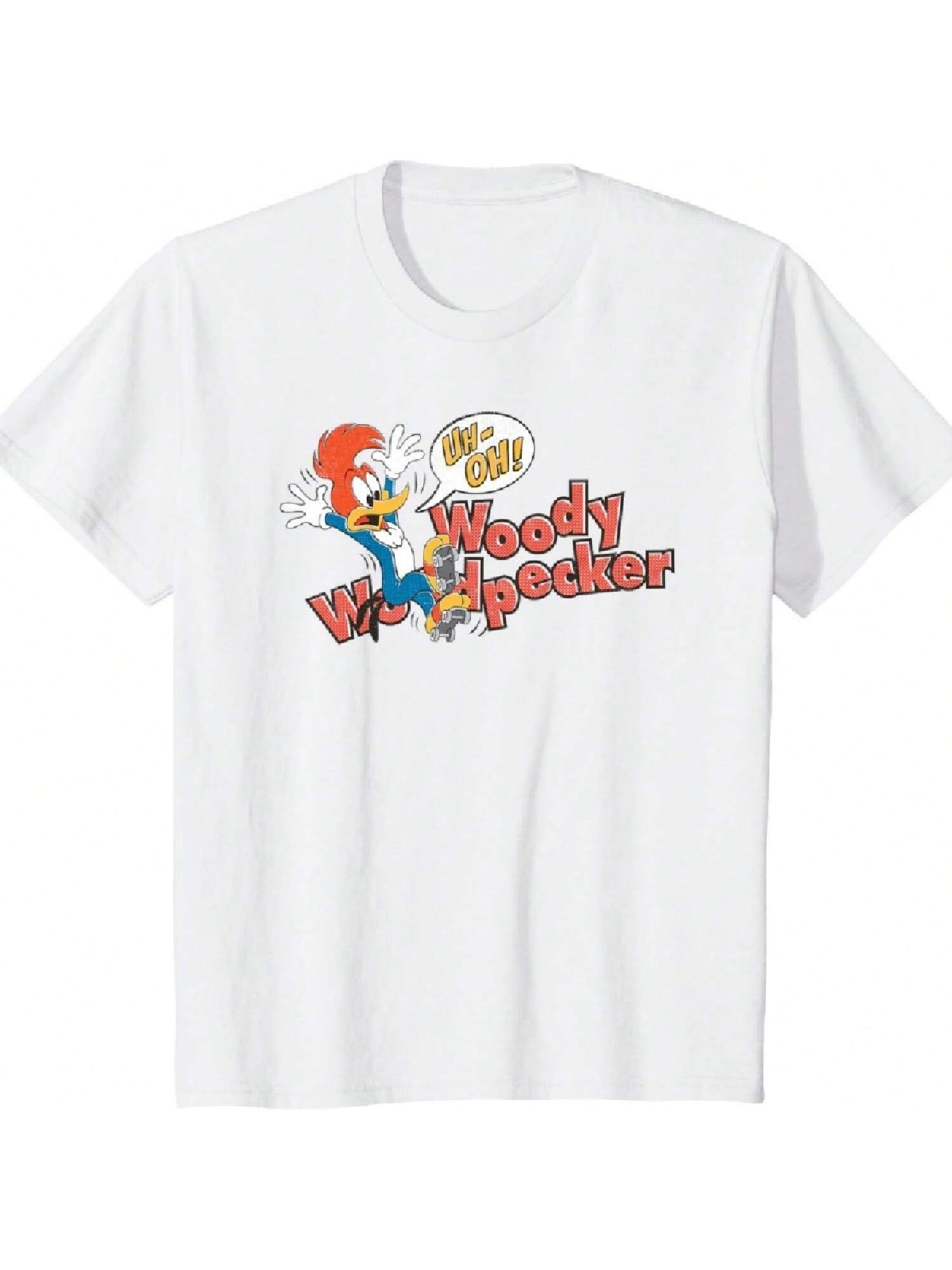Kids Woody Woodpecker Rollerskating T-Shirt T-Shirt S разноцветный