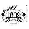 Metal Wall Art Decor, Custom Name Sign, Personalized Family Name Plaque, House Number Sign, Indoor Outdoor Wall Mount, Home Gift