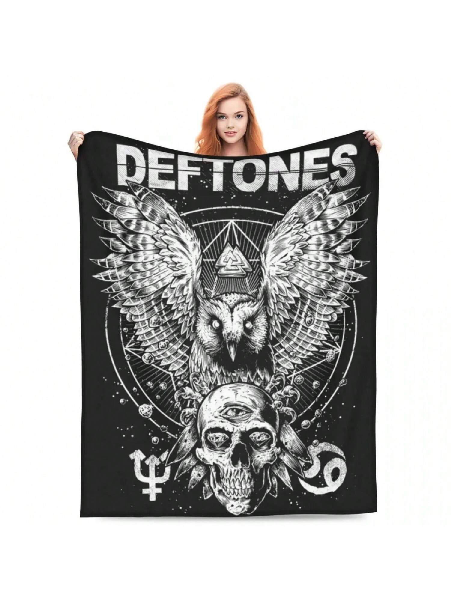 Relax  Heavy Metal Band Blanket Merchandise Bedding Decorative Music Album Throw Blanket Soft Fleece For Couch 75X95CM